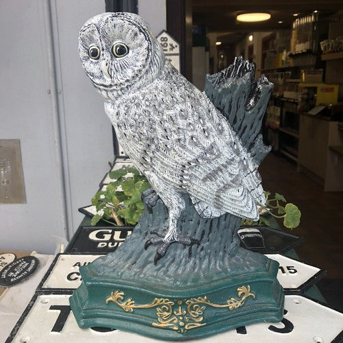 Owl Cast Iron Door Stop