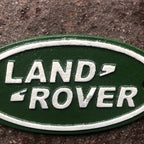 Land Rover Cast Iron Sign