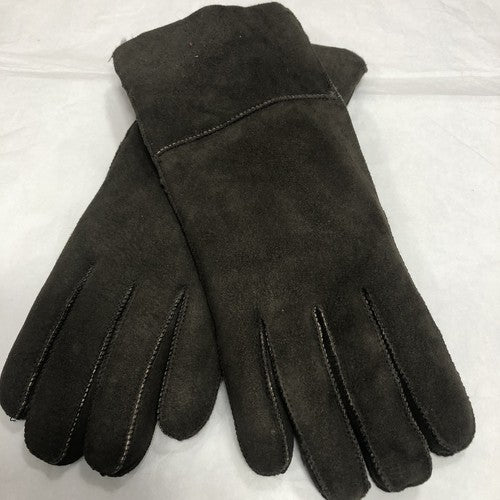 Sheepskin Genuine Brown Gloves See All Photos Pair No 8