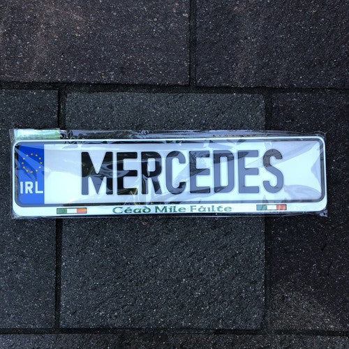 Mercedes Irish License Plate