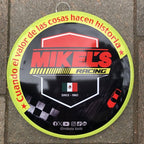 Mikels Racing 40 Cms Dome Metal Sign