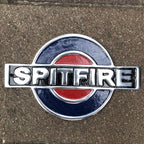Spitfire Polished Aluminium Sign
