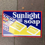 Sunlight Soap Enamel Sign