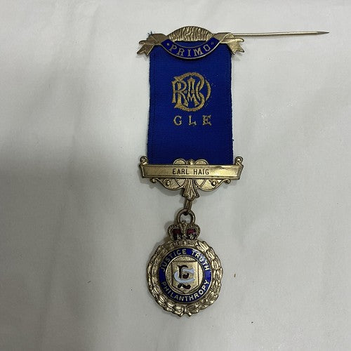 Masonic Buffs Jewel 1978 Jewel And Ribbon