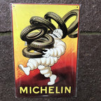 Michelin Man Metal Sign