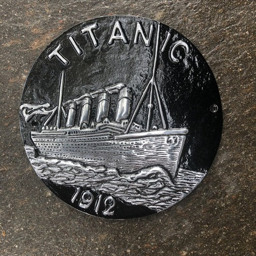 Titanic 1912 Aluminium Plaque