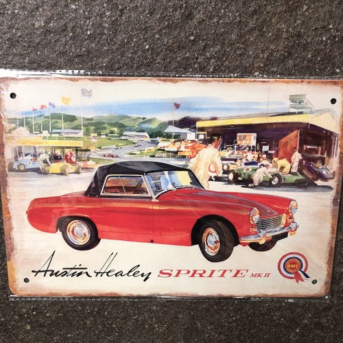 Austin Healey Metal Sign