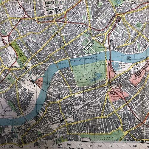 Tape Indicator Map Of London S P C K