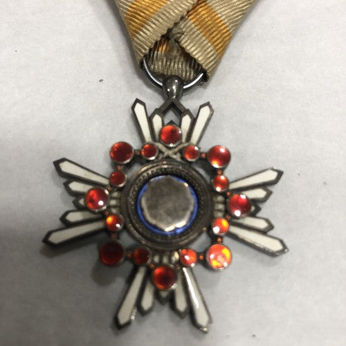 Japanese Order Of The Sacred Treasure Medal Cased