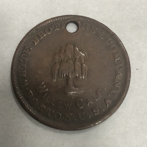 Willow Calf Advertising Tag Circa 1890s