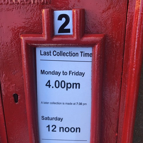 Old Trafford Wall Mounted Post Box Front Only Heavy Cast Iron