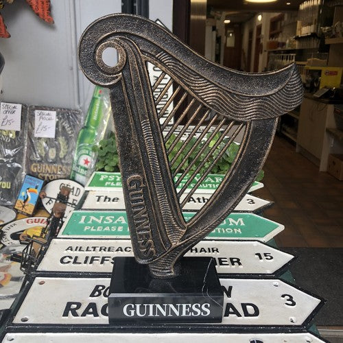 Guinness Harp On Marble Base