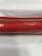beck sondergaard Red Leather Zipped Pencil Case