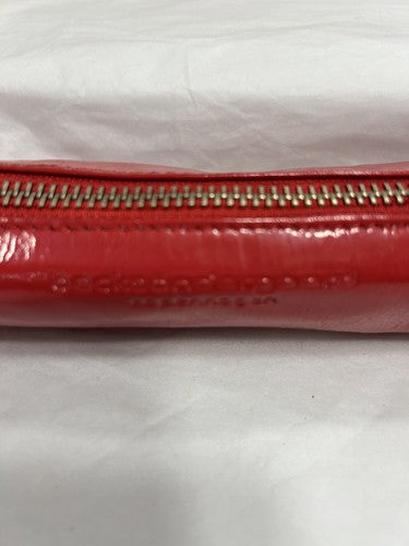 beck sondergaard Red Leather Zipped Pencil Case