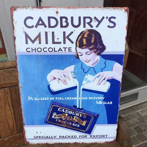 Cadburys Milk Chocolate Metal Sign