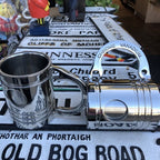Pair Of Piston Chrome Mugs