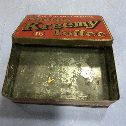 Sharps Kreemy Toffee Vintage Tin