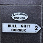 Bull Signs Cast Iron