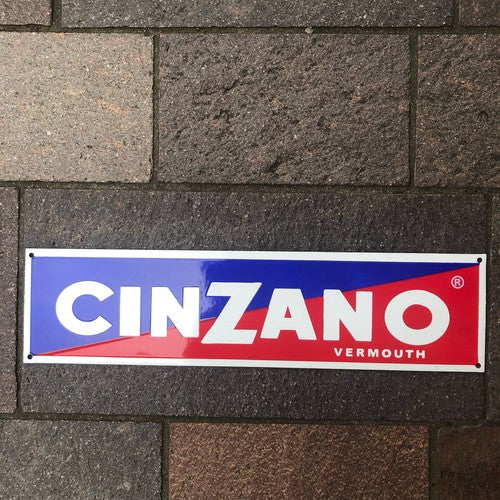 Cinzano Enamel Sign
