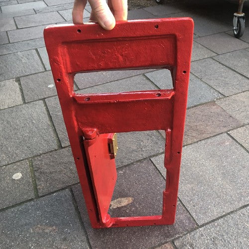 Old Trafford Wall Mounted Post Box Front Only Heavy Cast Iron