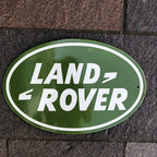 Land Rover Enamel Sign