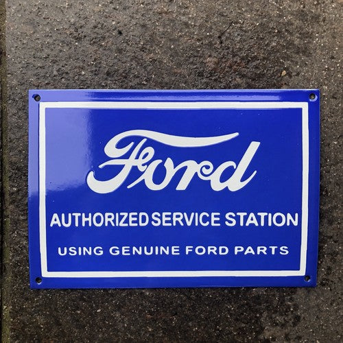 Ford Enamel Sign New Design