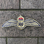 RAF Wings Metal Sign