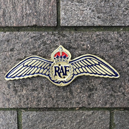 RAF Wings Metal Sign