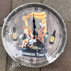 Guinness Time Barrel Style Clock