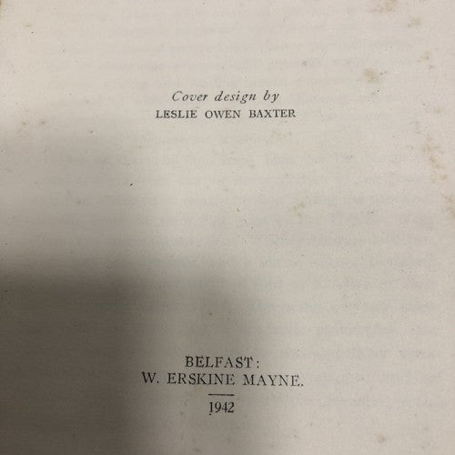 Poems Of Ulster By W. Erskine Mayne