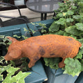 Pig Antiqued Style Garden Ornament