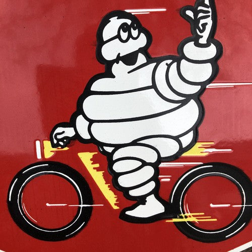Michelin Cycling Enamel Sign