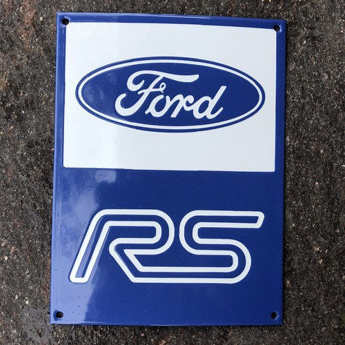 Ford RS Enamel Sign