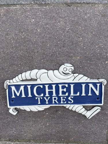 Michelin Tyres Cast Iron Sign