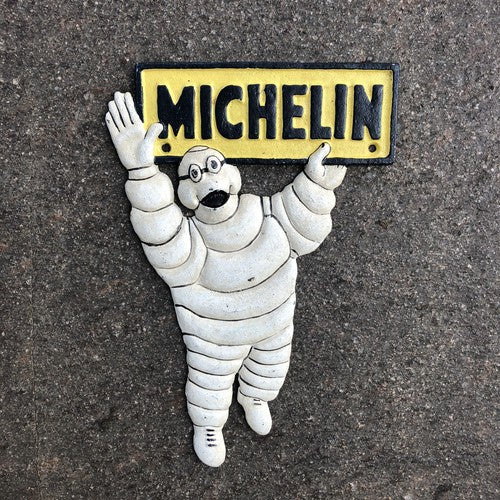 Michelin Cast Iron Wall Plaque