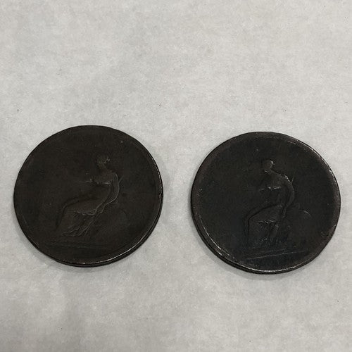George 3 RD Copper Penny Coins