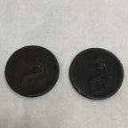 George 3 RD Copper Penny Coins