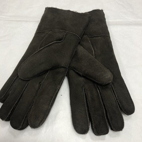 Sheepskin Genuine Brown Gloves See All Photos Pair No 8