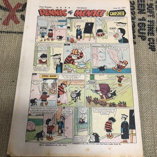 Beano Bundle Of Four 1973 Comics