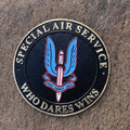 Special Air Force Service Who Dares Wins Cast Iron Sign