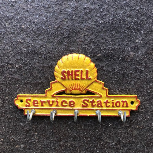 Shell Service Station Cast Iron Key Hook