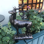 Deer Figure On Base Cast Iron
