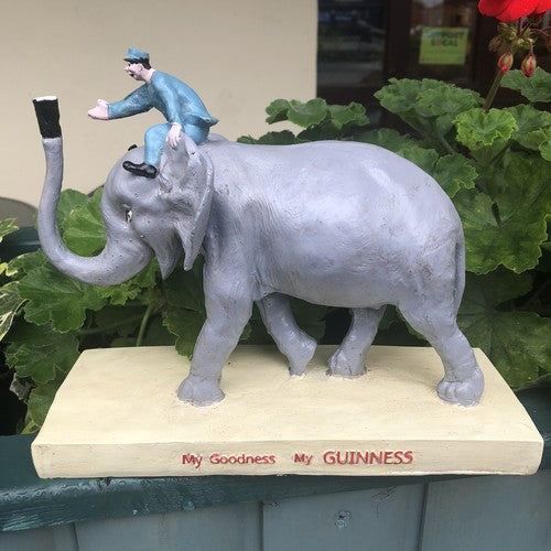Guinness Elephant With Zoo Keeper