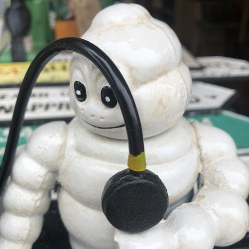 Michelin Man Inflating Tyre Cast Iron