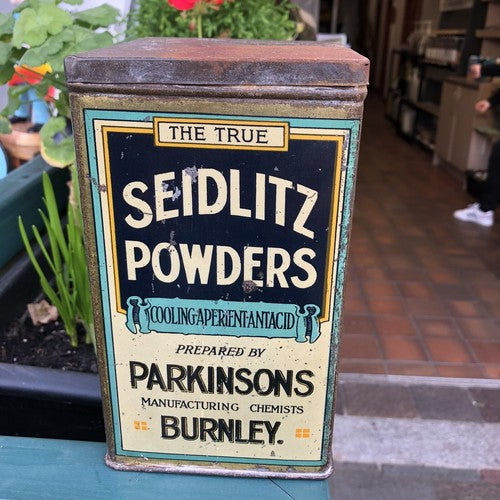 Seidlitz Powders Antacid Vintage Tin