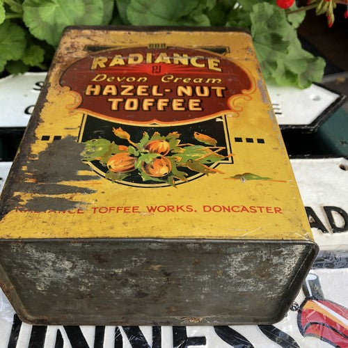 Radiance Devon Cream Hazel - Nut Toffee Vintage Tin