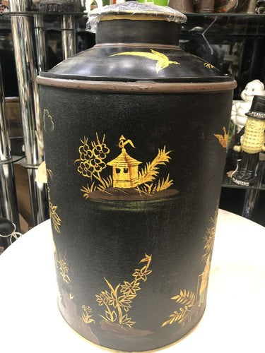 Chinoserie Reproduction Beautiful Tin