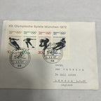 Summer & Winter 1972 Olympic Stamp First Day Covers