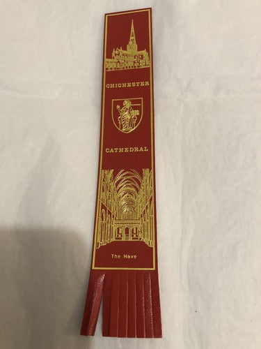 Bookmark Chichester Cathedral Vintage Leather