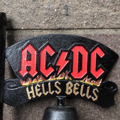 AC/DC Sign & Bell Cast Iron